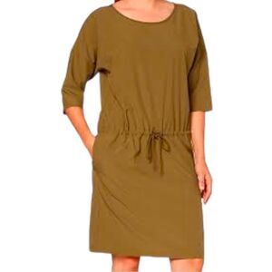 REDOUTE Brown Viscose Relaxed Fit Dress Size 8